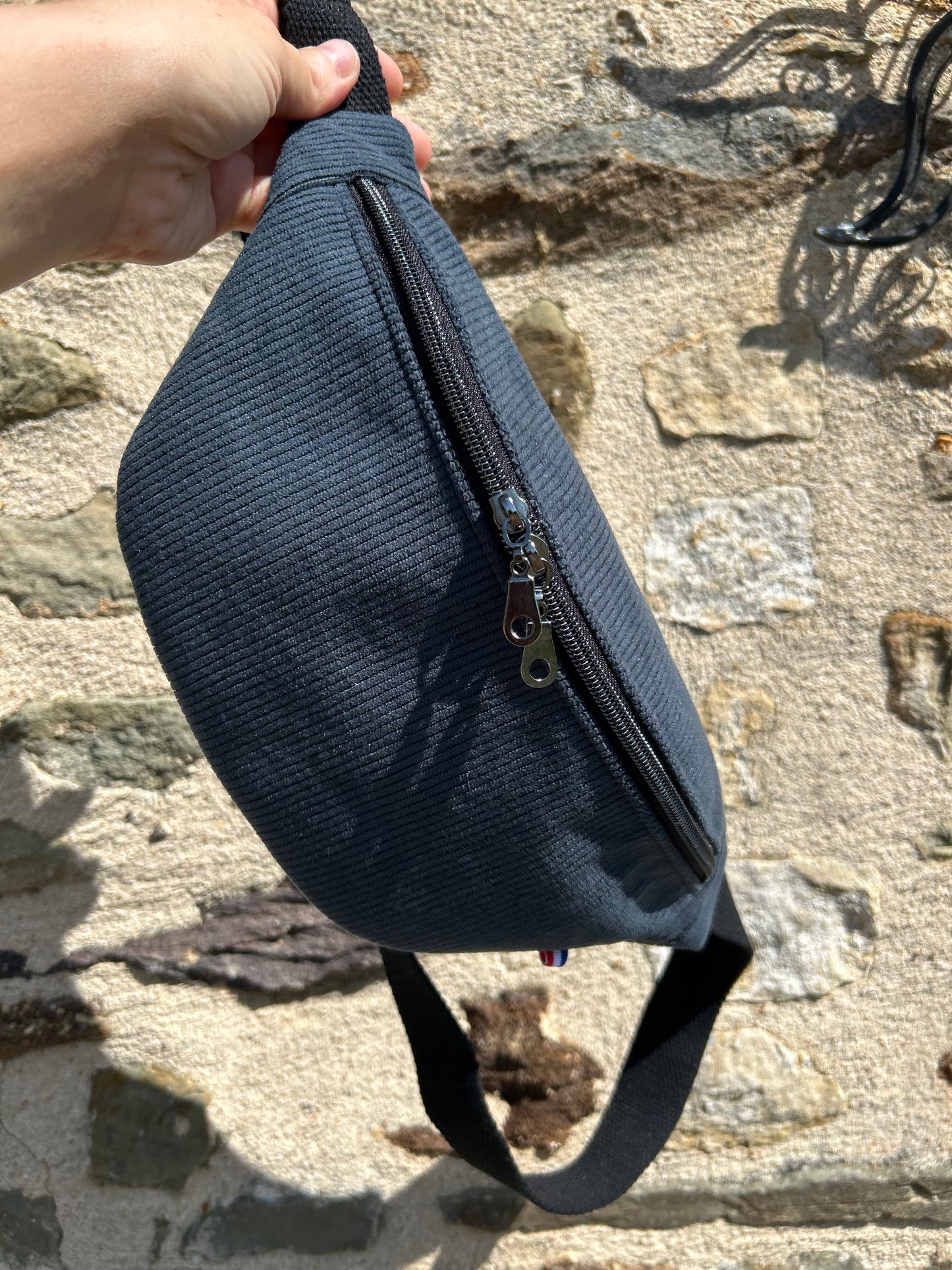 Banane mixte - Velours Bleu marine