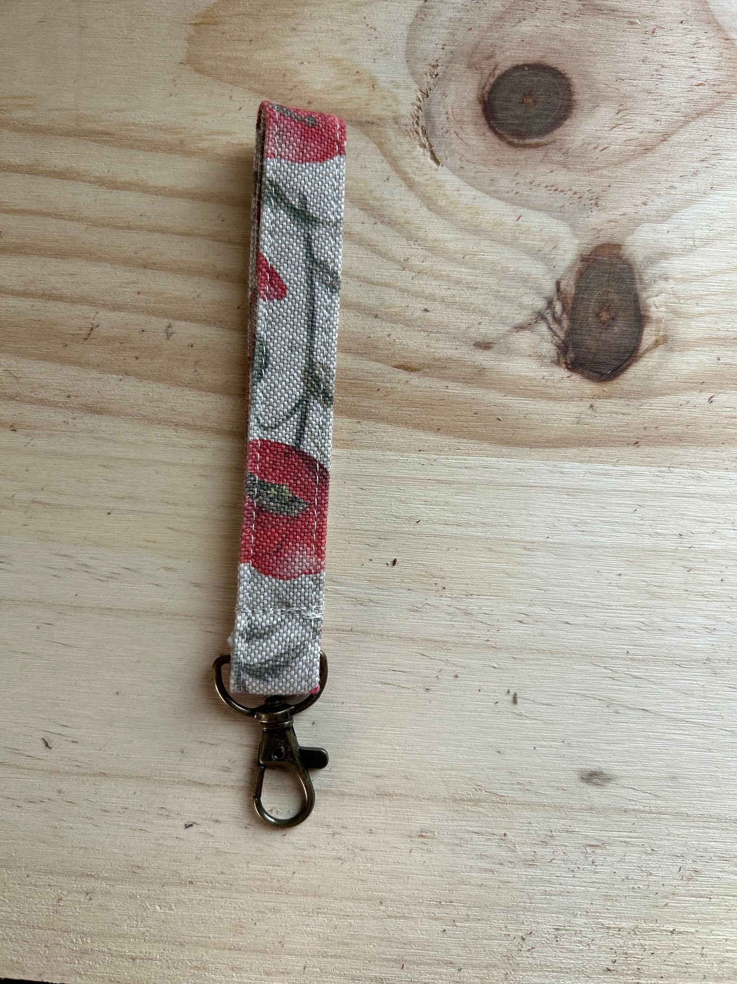 Porte clés coquelicots