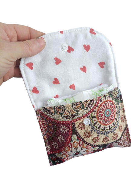 Pochette nomade & 4 lingettes lavables