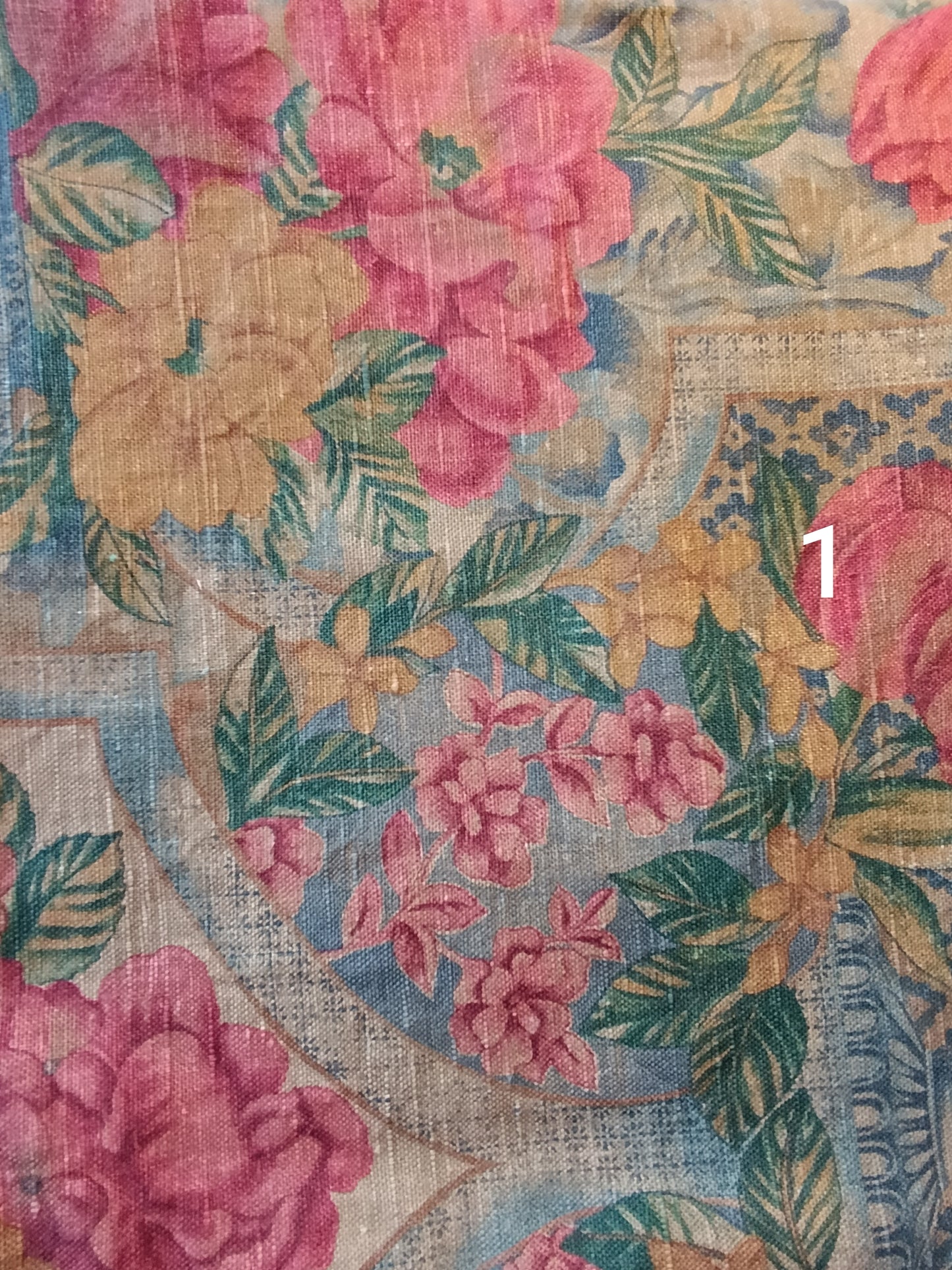 Tissu Extérieur Fleuri N°1