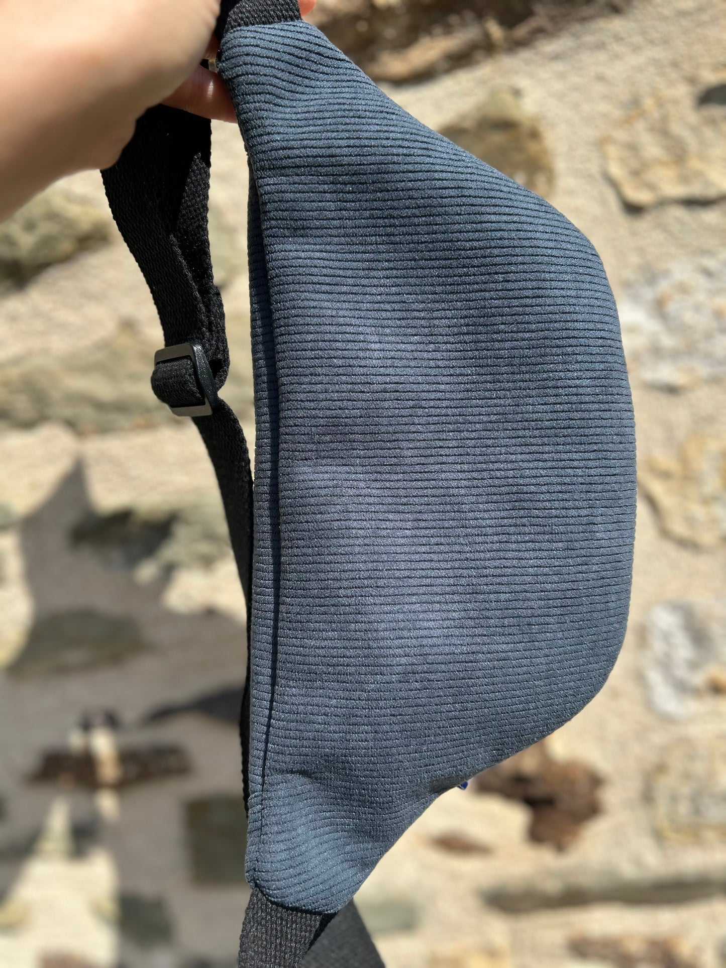 Banane mixte - Velours Bleu marine