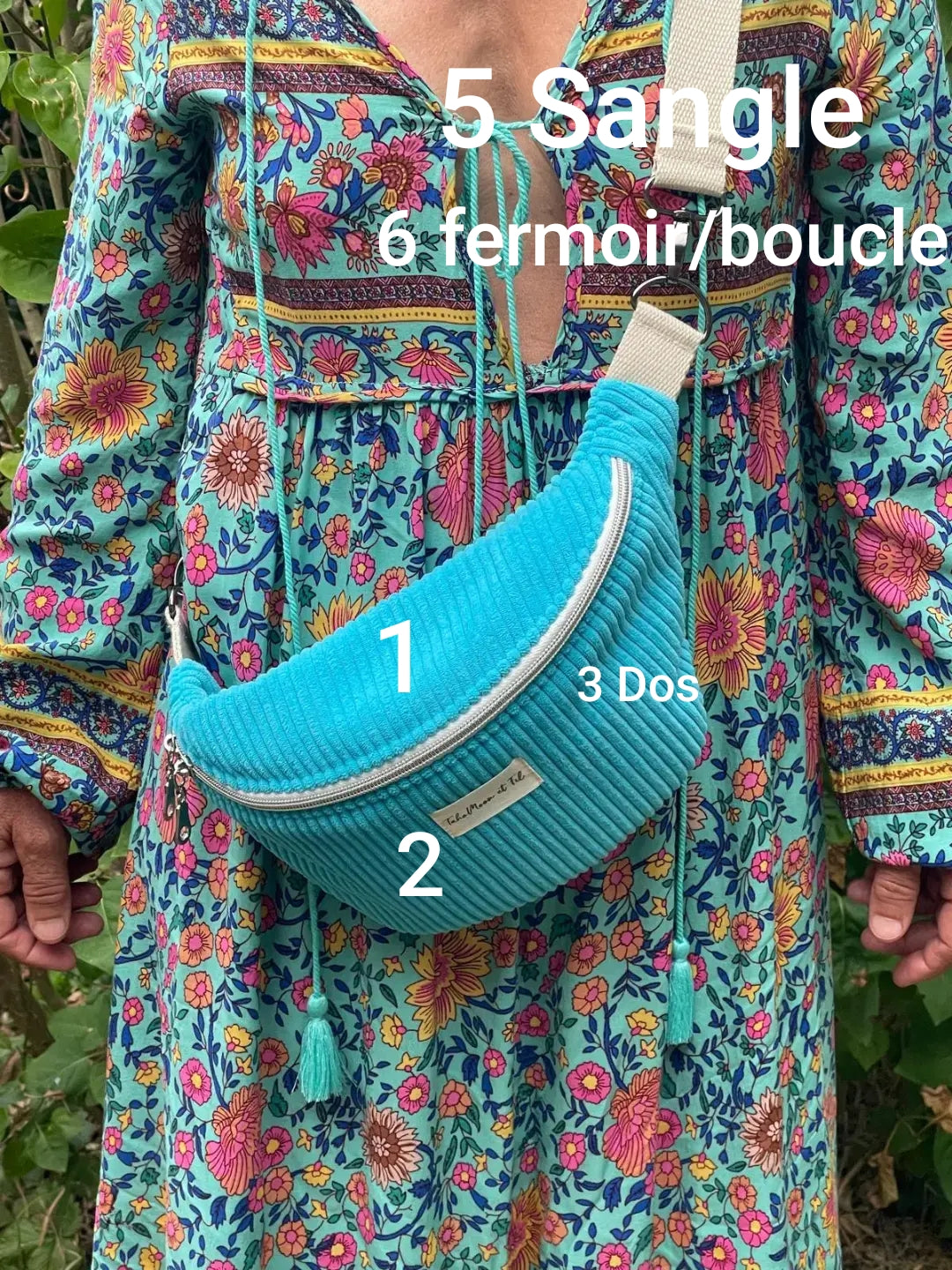 Sac Banane Taho Taille M- PERSONNALISATION