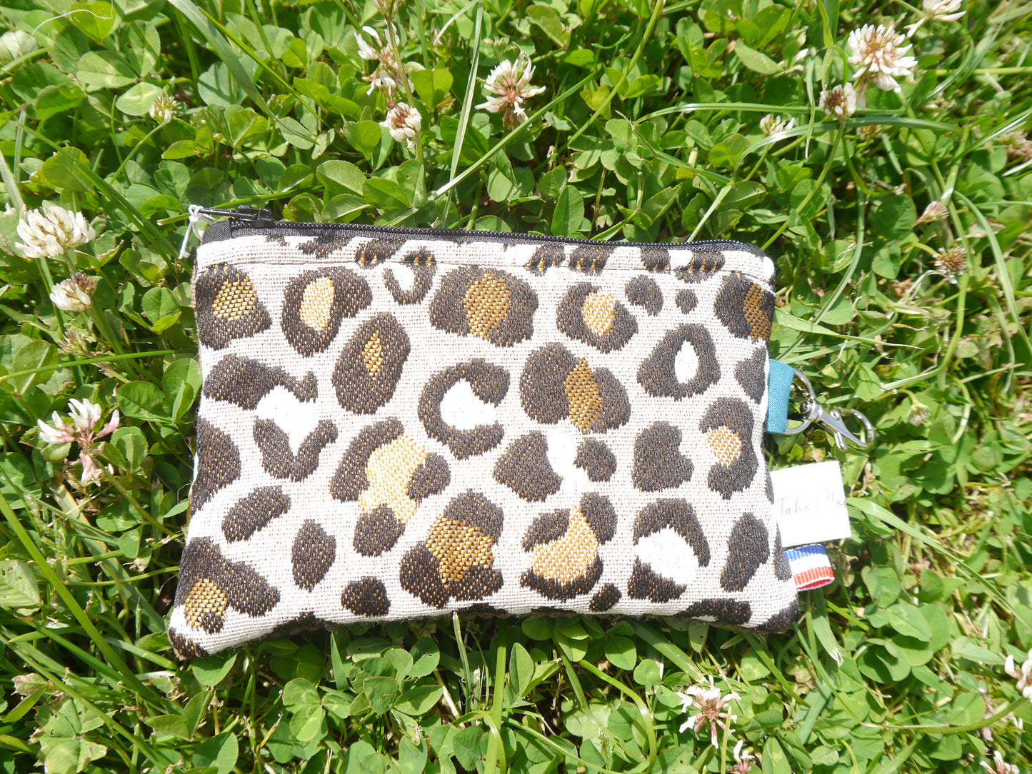 Pochette Vagabonde Léopard - Marron