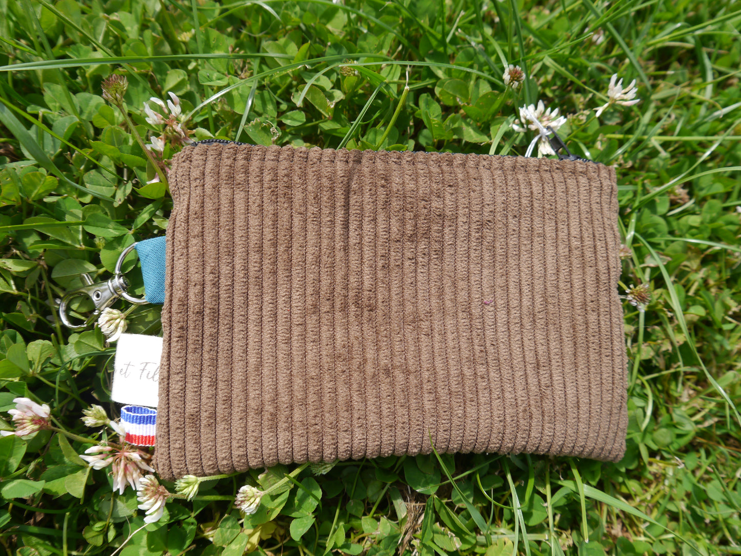 Pochette Vagabonde Léopard - Marron