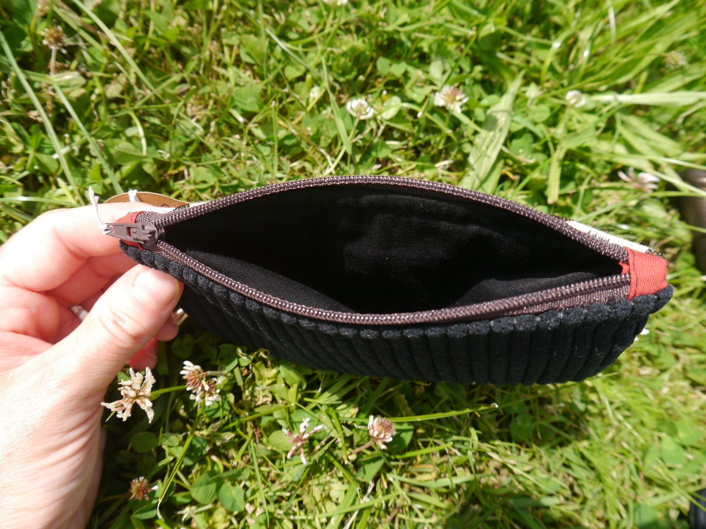 Pochette Vagabonde Léopard - Noir