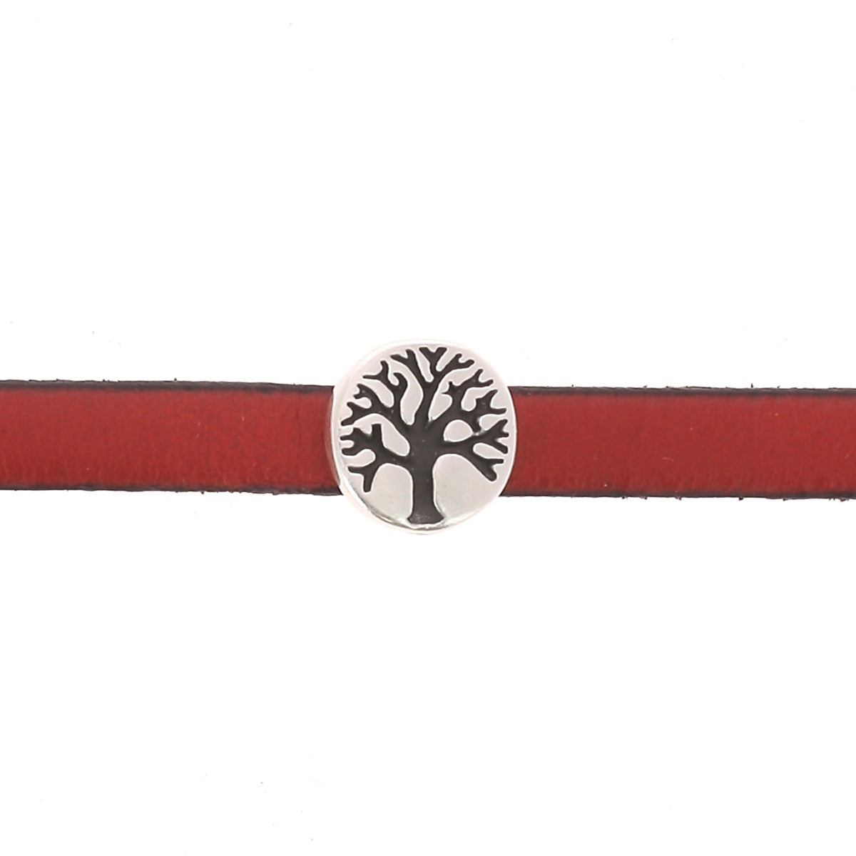 Bracelet cordon plat en cuir 5mm à la personnalisation
