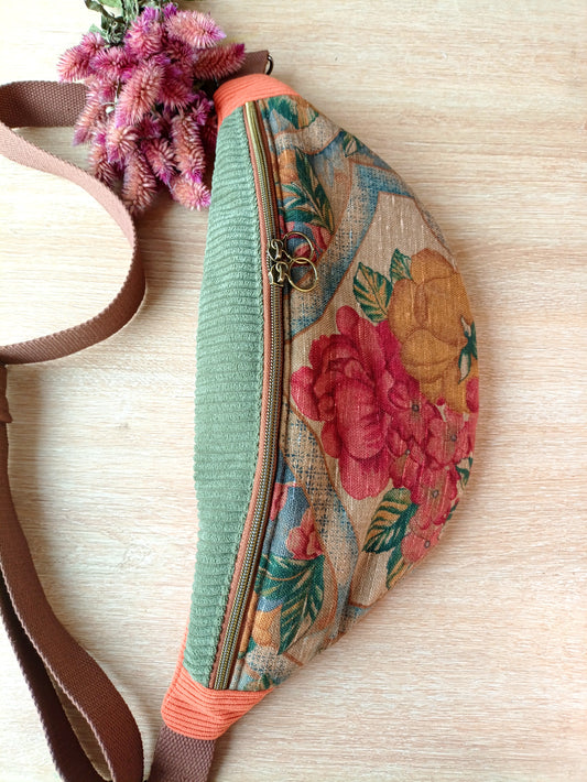 Banane  Orange Vintage & Kaki  * Louna - Taille L