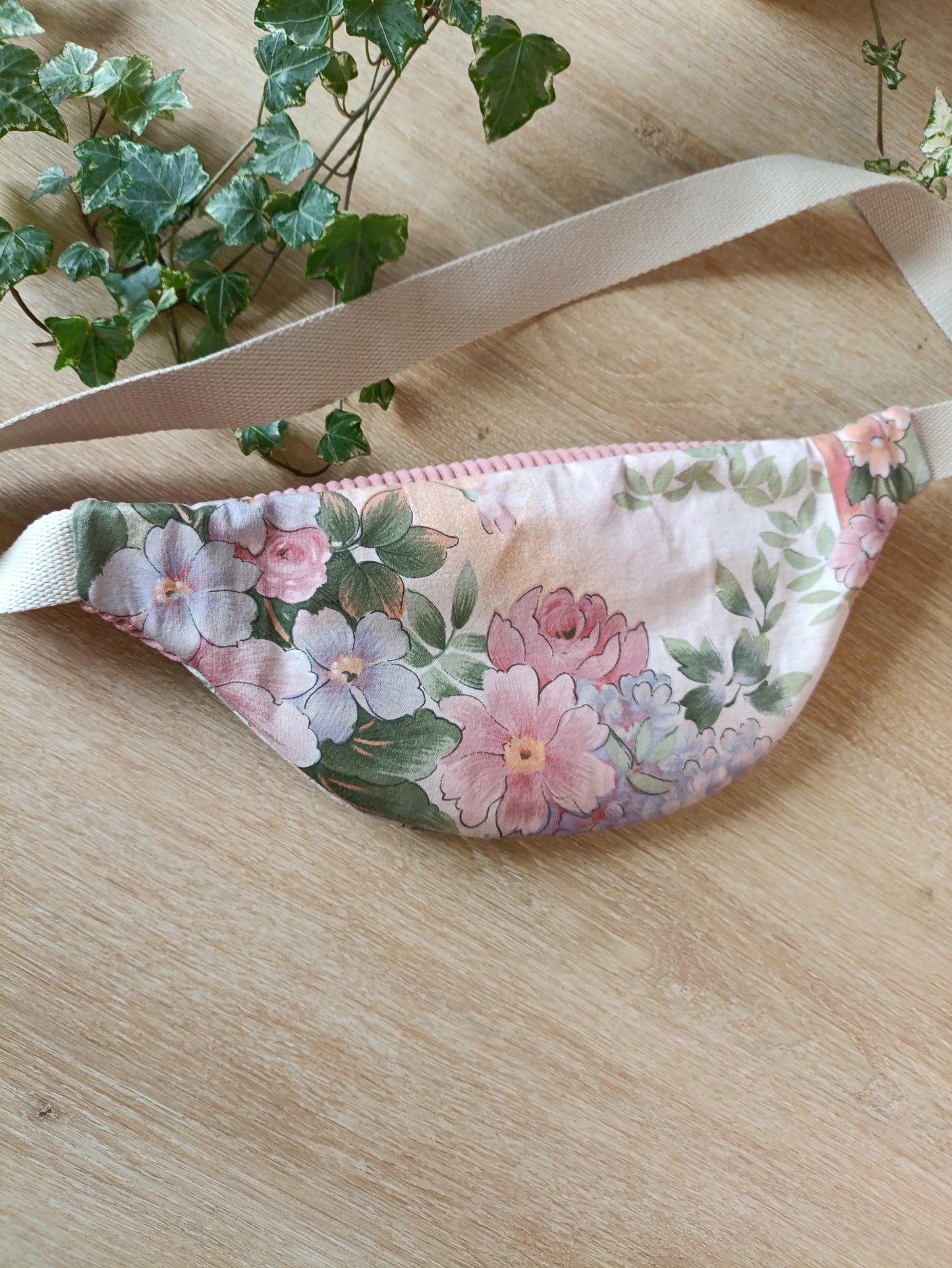 Collection Girly Fleuri - Banane Louna Taille M : Rose Oiseau