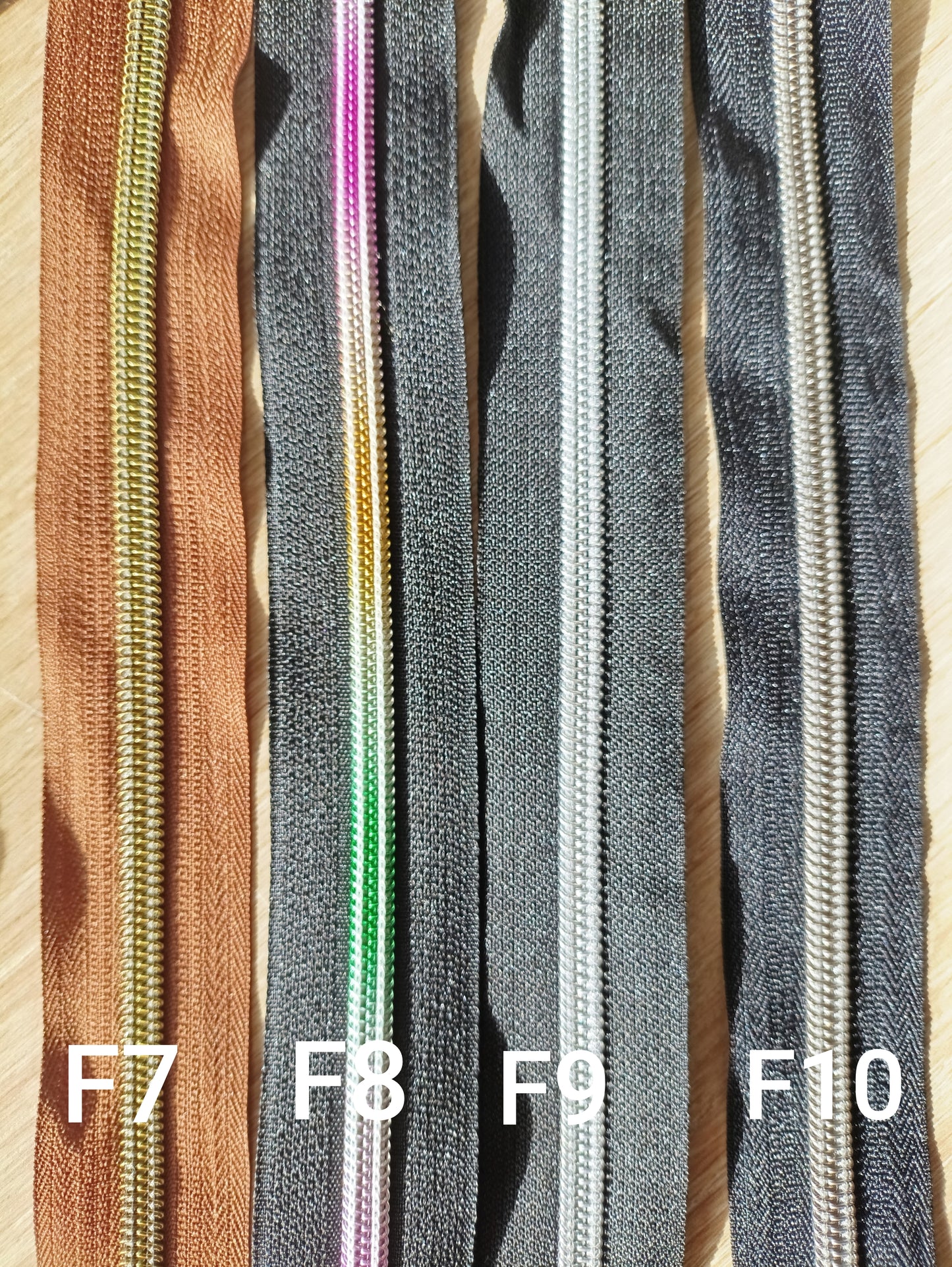 Fermeture éclair Noir - Marron