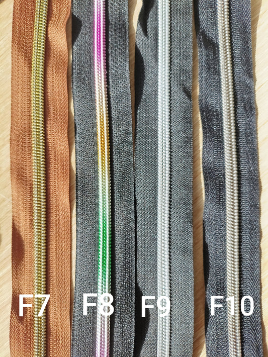 Fermeture éclair Noir - Marron