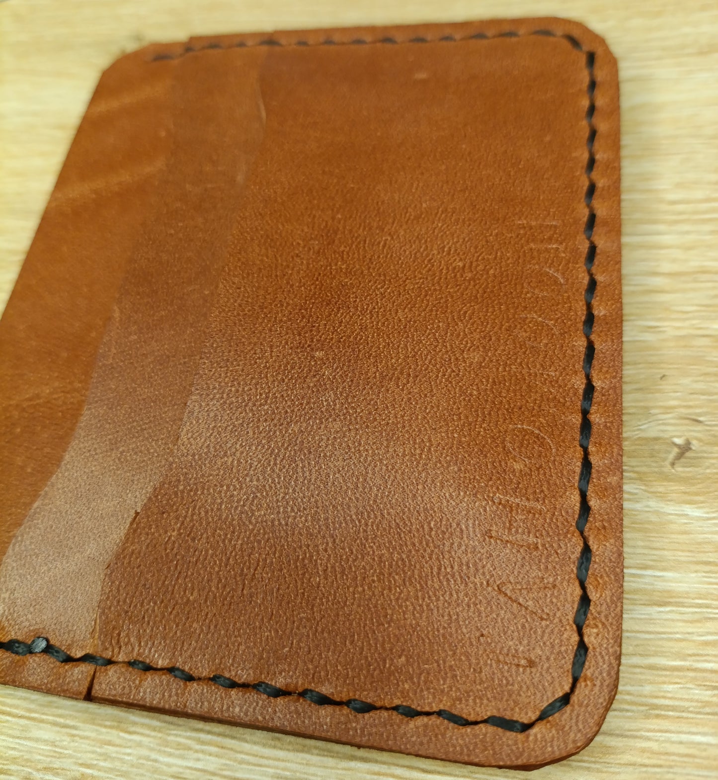 Porte-cartes cuir artisanal