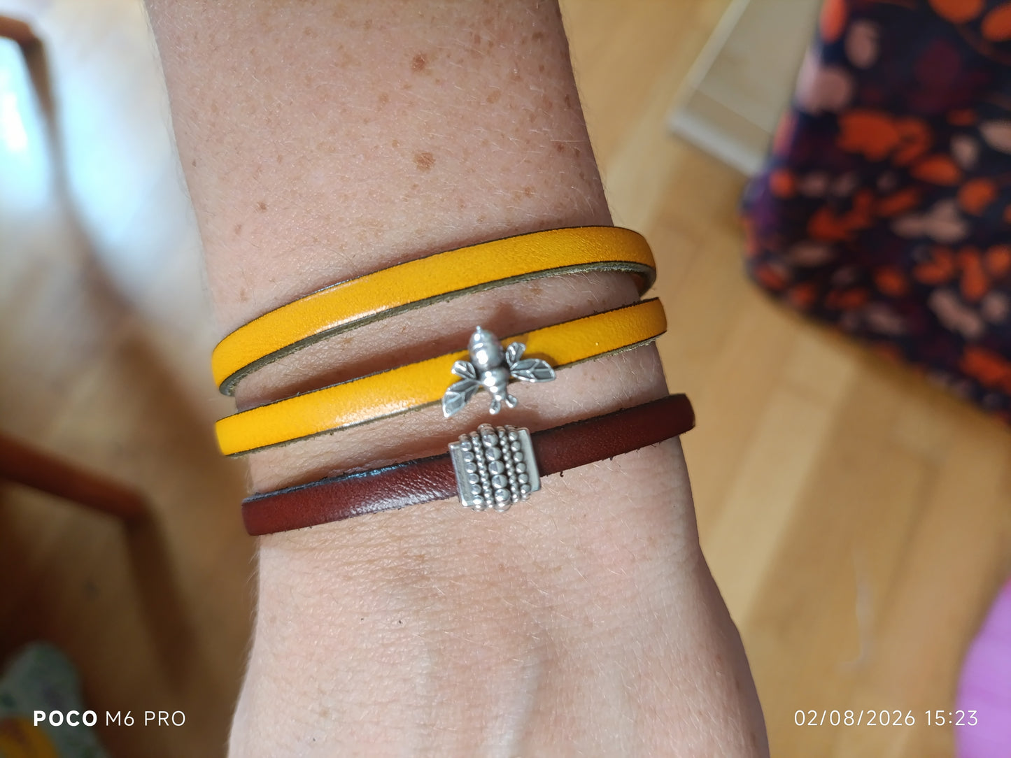 Bracelet cordon plat en cuir 5mm à la personnalisation